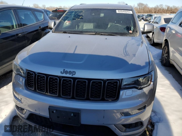 2018 Jeep Grand Cherokee High Altitude with VIN 1C4RJFCT0JC342206, listed as a Copart auction lot 82646844 with 102,051 mi miles and Salvage Title. Bid and sale history available at carsss.com. Image 5.
