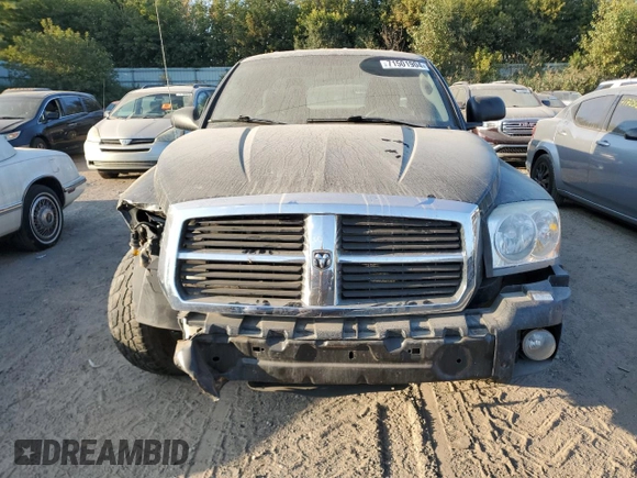 2005 Dodge Dakota SLT with VIN 1D7HW42N75S269518, listed as a Copart auction lot 71501904 with 105,673 mi miles and Clean Title. Bid and sale history available at carsss.com. Image 5.