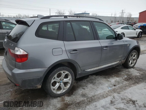 2010 BMW X3 xDrive30i with VIN WBXPC9C41AWJ39564, listed as a Copart auction lot 47115225 with 82,046 mi miles and Clean Title. Bid and sale history available at carsss.com. Image 3.