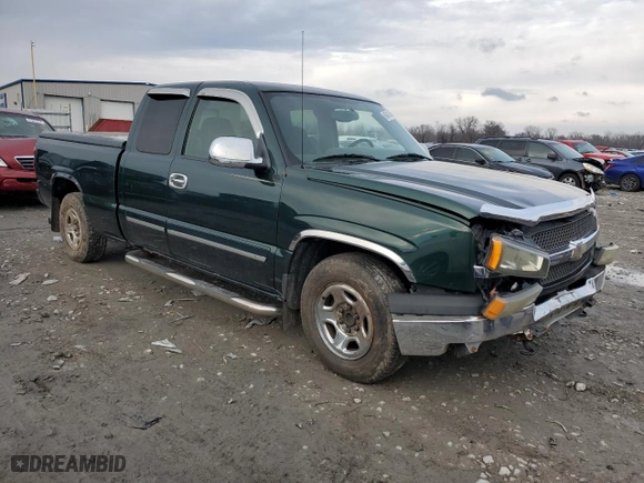 2004 Chevrolet Silverado 1500 Work Truck with VIN 2GCEC19V741260326, listed as a Copart auction lot 86647354 with 0 mi miles and Salvage Title. Bid and sale history available at carsss.com. Image 4.