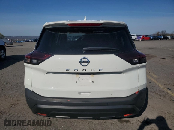 2021 Nissan Rogue S with VIN 5N1AT3AA3MC807472, listed as a Copart auction lot 52054225 with 47,322 mi miles and Salvage title. Bid and sale history available at DreamBid. Image 6.