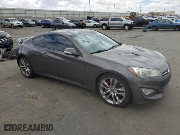 2013 Hyundai Genesis Coupe Grand Touring z VIN KMHHU6KJXDU091854, wystawiony jako Copart lot #56275895 z przebiegiem 113 625 mil mil oraz Szkoda całkowita • Salvage title. Historia ofert i sprzedaży dostępna na DreamBid. Obrazek 4.