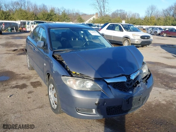 2007 Mazda Mazda3 i Sport with VIN JM1BK12F771765771, listed as a IAAI auction lot 41208925 with 139,306 mi miles. Bid and sale history available at carsss.com. Image 1.