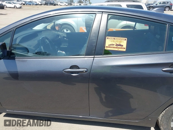 2021 Toyota Prius LE with VIN JTDKAMFP3M3167586, listed as a IAAI auction lot 39672661 with 42,050 mi miles and . Bid and sale history available at DreamBid. Image 14.