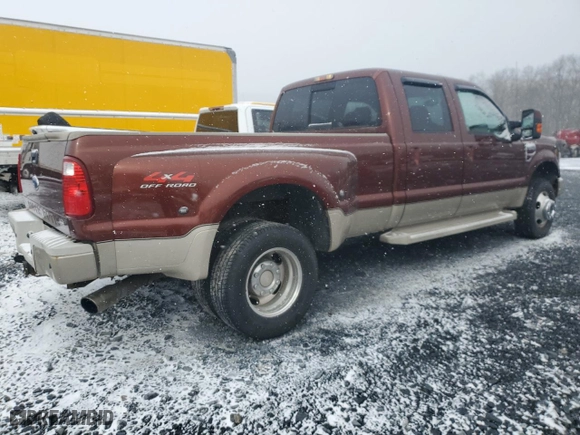 2008 Ford Super Duty F-350 DRW XL with VIN 1FTWW33R08EA64106, listed as a Copart auction lot 45463525 with 91,850 mi miles and Salvage Title. Bid and sale history available at carsss.com. Image 3.