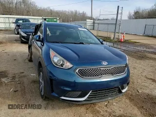 2018 Kia Niro LX with VIN KNDCB3LC2J5114200, listed as a Copart auction lot 43015215 with 172,600 mi miles and Salvage Title. Bid and sale history available at carsss.com. Image 10.