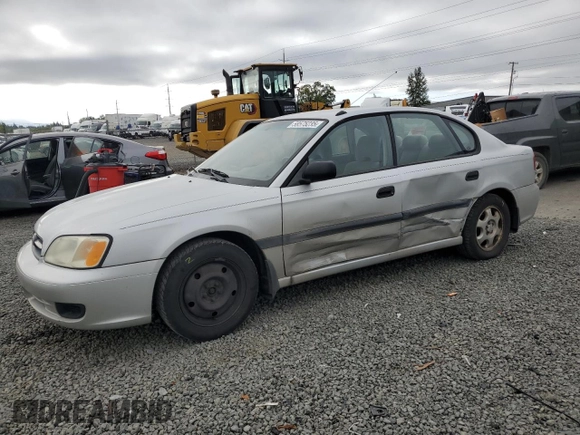 2002 Subaru Legacy L with VIN 4S3BE635727213302, listed as a Copart auction lot 58575235 with 243,886 mi miles and Salvage title. Bid and sale history available at DreamBid. Image 1.