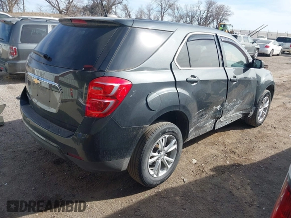 2017 Chevrolet Equinox LS with VIN 2GNFLEEK0H6288847, listed as a IAAI auction lot 41828740 with 110,049 mi miles and . Bid and sale history available at DreamBid. Image 4.
