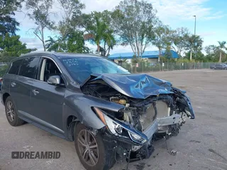 2017 Infiniti QX60 с VIN 5N1DL0MM8HC519602, выставлен на аукционе IAAI как лот 38035752 с пробегом 150 475 миль миль и . История ставок и продаж доступна на DreamBid. Изображение 1.