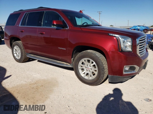 2019 GMC Yukon SLT Standard Edition with VIN 1GKS2DKC7KR319416, listed as a Copart auction lot 80272194 with 53,848 mi miles and Salvage Title. Bid and sale history available at carsss.com. Image 4.