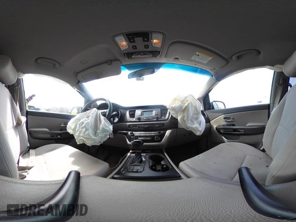 2016 Kia Sedona LX with VIN KNDMB5C11G6158934, listed as a IAAI auction lot 41908323 with 105,888 mi miles and . Bid and sale history available at carsss.com. Image 19.