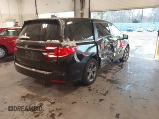 2022 Honda Odyssey EX with VIN 5FNRL6H50NB035132, listed as a IAAI auction lot 41367685 with 26,011 mi miles and . Bid and sale history available at DreamBid. Image 4.