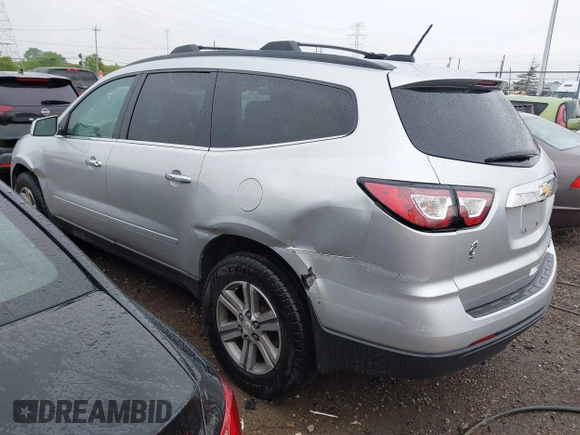 2016 Chevrolet Traverse LT z VIN 1GNKRHKDXGJ115343, wystawiony jako IAAI lot #42246084 z przebiegiem 148 021 mil mil oraz . Historia ofert i sprzedaży dostępna na DreamBid. Obrazek 3.