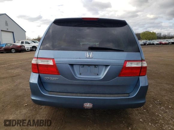 2007 Honda Odyssey EX-L with VIN 5FNRL38777B095914, listed as a Copart auction lot 53208585 with 254,710 mi miles and Salvage Title. Bid and sale history available at carsss.com. Image 6.