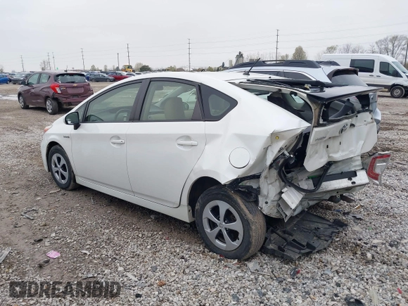 2013 Toyota Prius One with VIN JTDKN3DUXD5544751, listed as a IAAI auction lot 42019257 with 154,450 mi miles and . Bid and sale history available at carsss.com. Image 14.