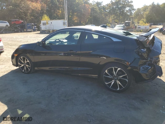 2018 Honda Civic Si Coupe with VIN 2HGFC3A57JH756212, listed as a Copart auction lot 76601194 with 31,022 mi miles and Salvage Title. Bid and sale history available at carsss.com. Image 2.