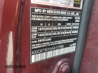 2006 Mercedes-Benz R 5.0L with VIN 4JGCB75EX6A017780, listed as a Copart auction lot 78222274 with 160,561 mi miles and Clean Title. Bid and sale history available at carsss.com. Image 13.