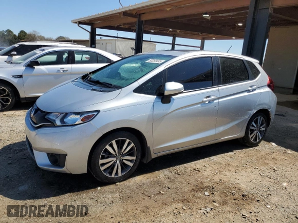 2015 Honda Fit EX-L with VIN 3HGGK5H87FM749384, listed as a Copart auction lot 50258455 with 73,079 mi miles and Salvage Title. Bid and sale history available at carsss.com. Image 1.