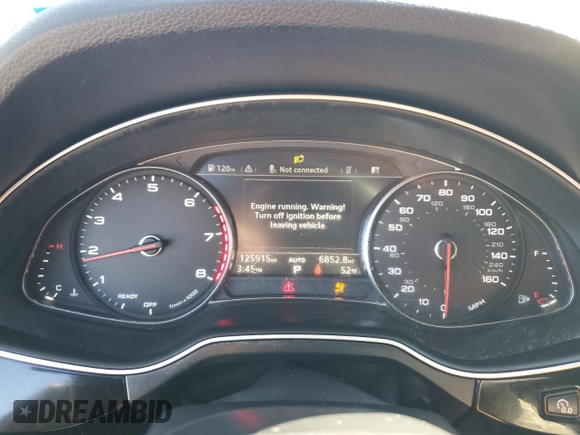 2019 Audi Q7 Premium with VIN WA1AAAF79KD003545, listed as a Copart auction lot 45916035 with 125,915 mi miles and Clean title. Bid and sale history available at DreamBid. Image 9.