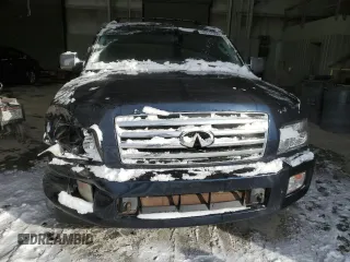 2007 Infiniti QX56 with VIN 5N3AA08C47N802650, listed as a Copart auction lot 45117695 with 218,047 mi miles and Salvage Title. Bid and sale history available at carsss.com. Image 5.