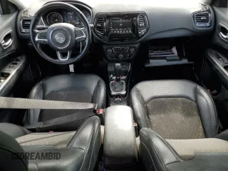 2020 Jeep Compass Altitude with VIN 3C4NJCBBXLT176726, listed as a Copart auction lot 79712814 with 108,631 mi miles and Salvage Title. Bid and sale history available at carsss.com. Image 8.