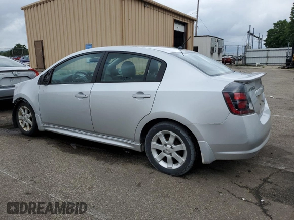 2012 Nissan Sentra S with VIN 3N1AB6AP4CL721400, listed as a Copart auction lot 61196185 with 129,776 mi miles and Salvage title. Bid and sale history available at DreamBid. Image 2.