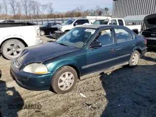 1997 Honda Civic LX with VIN 1HGEJ6676VL022053, listed as a Copart auction lot 46361975 with 270,018 mi miles and Salvage Title. Bid and sale history available at carsss.com. Image 1.