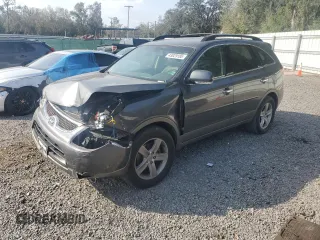 2010 Hyundai Veracruz Limited with VIN KM8NU4CC2AU121027, listed as a Copart auction lot 43829185 with 124,730 mi miles and Salvage Title. Bid and sale history available at DreamBid. Image 1.