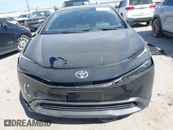 2023 Toyota Prius LE with VIN JTDACAAUXP3008201, listed as a IAAI auction lot 41824469 with 27,864 mi miles and . Bid and sale history available at carsss.com. Image 12.