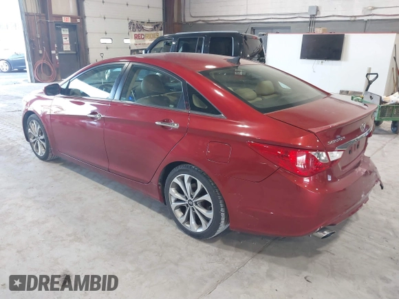 2013 Hyundai Sonata Limited with VIN 5NPEC4AB0DH602796, listed as a IAAI auction lot 41776541 with 206,329 mi miles and . Bid and sale history available at carsss.com. Image 3.