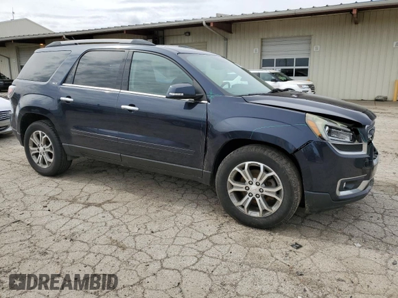 2015 GMC Acadia SLT with VIN 1GKKVRKD8FJ127861, listed as a Copart auction lot 51339945 with 206,265 mi miles and Salvage Title. Bid and sale history available at carsss.com. Image 4.