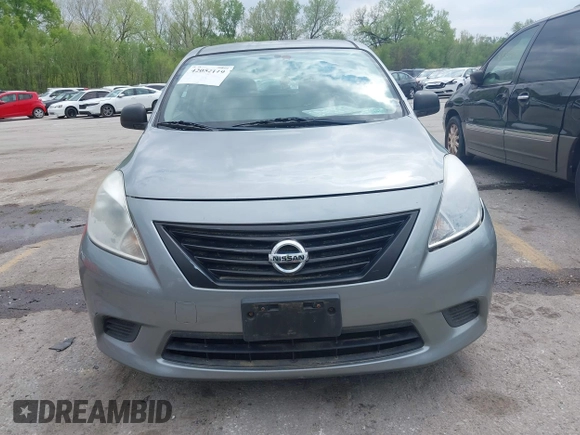 2012 Nissan Versa SV with VIN 3N1CN7APXCL825492, listed as a IAAI auction lot 42052119 with 130,300 mi miles. Bid and sale history available at carsss.com. Image 6.