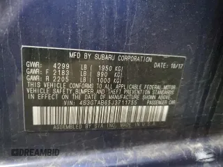 2018 Subaru Impreza Premium с VIN 4S3GTAB65J3711755, выставлен на аукционе Copart как лот 57759935 с пробегом 86 666 миль миль и Списание • Salvage title. История ставок и продаж доступна на DreamBid. Изображение 12.