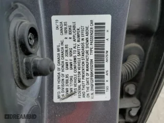2019 Honda Civic Sedan LX with VIN 2HGFC2F66KH552594, listed as a Copart auction lot 47577545 with 34,096 mi miles and Salvage Title. Bid and sale history available at carsss.com. Image 12.
