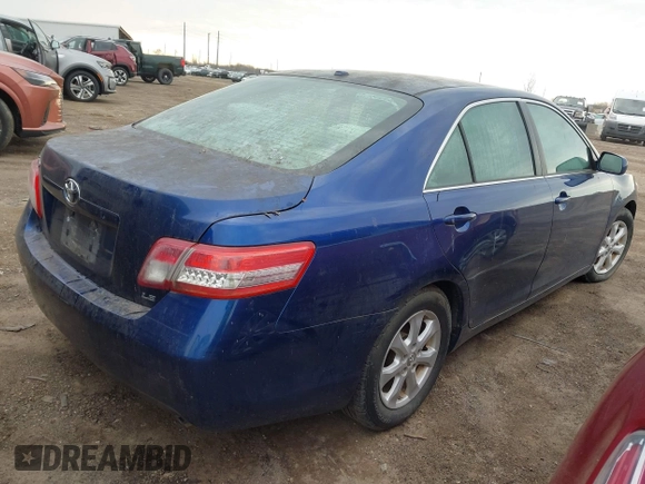 2011 Toyota Camry LE with VIN 4T4BF3EK4BR121338, listed as a IAAI auction lot 41967047 with 160,000 mi miles. Bid and sale history available at carsss.com. Image 4.