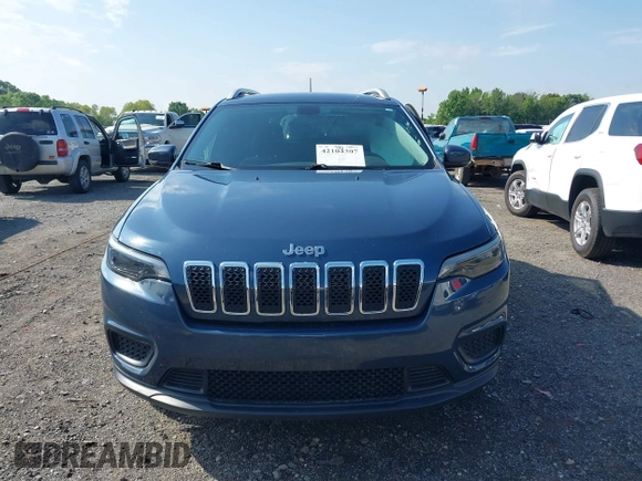 2020 Jeep Cherokee Latitude with VIN 1C4PJMCB7LD603878, listed as a IAAI auction lot 42104307 with 88,511 mi miles and . Bid and sale history available at DreamBid. Image 12.
