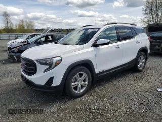 2020 GMC Terrain SLE with VIN 3GKALMEV1LL263634, listed as a Copart auction lot 52455835 with 36,991 mi miles and Salvage Title. Bid and sale history available at carsss.com. Image 1.