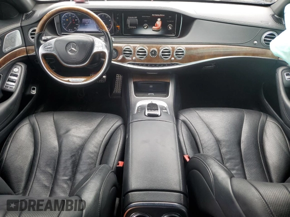 2015 Mercedes-Benz S 550 with VIN WDDUG8FB8FA080564, listed as a Copart auction lot 59887535 with 107,267 mi miles and Clean title. Bid and sale history available at DreamBid. Image 8.