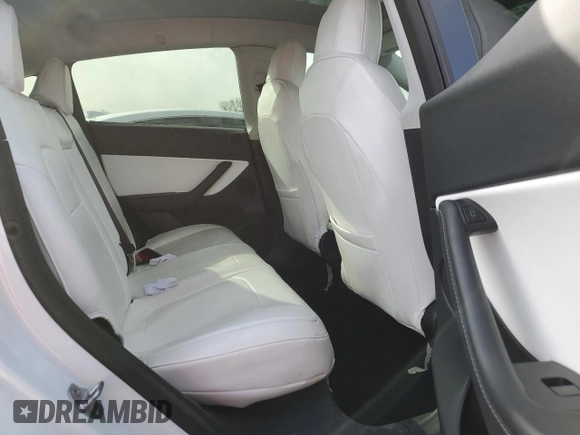 2022 Tesla Model Y Long Range with VIN 7SAYGDEE6NF454386, listed as a Copart auction lot 43506955 with 45,911 mi miles and Salvage Title. Bid and sale history available at DreamBid. Image 11.