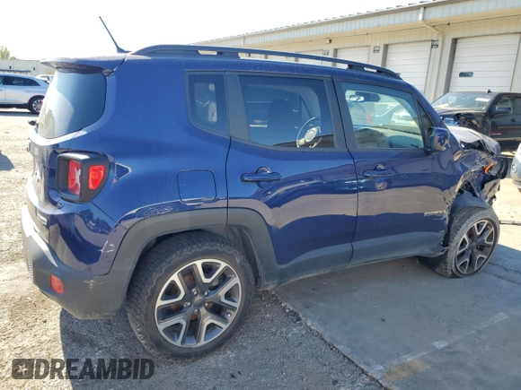 2017 Jeep Renegade Latitude z VIN ZACCJBBB5HPF56069, wystawiony jako Copart lot #74359274 z przebiegiem 153 998 mil mil oraz Nie do naprawy. Historia ofert i sprzedaży dostępna na DreamBid. Obrazek 3.