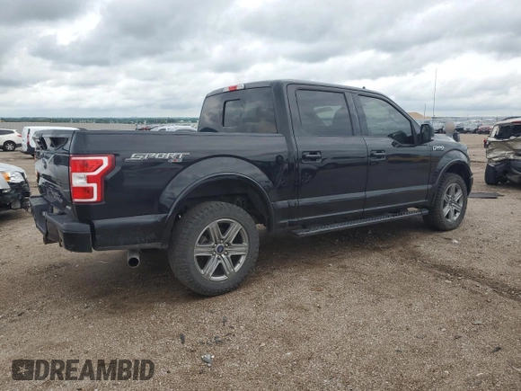2018 Ford F-150 XL with VIN 1FTEW1EPXJFB04008, listed as a Copart auction lot 61062825 with 94,030 mi miles and Salvage title. Bid and sale history available at DreamBid. Image 3.