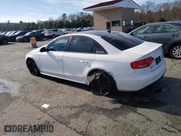 2012 Audi S4 Prestige with VIN WAUKGAFL7CA100121, listed as a Copart auction lot 82424634 with 121,925 mi miles and Clean Title. Bid and sale history available at carsss.com. Image 2.