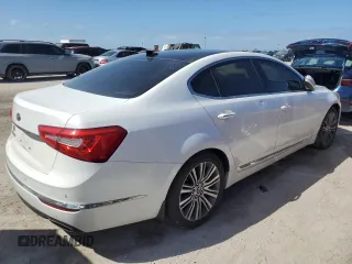 2014 Kia Cadenza Premium with VIN KNALN4D72E5167044, listed as a Copart auction lot 76995534 with 0 mi miles and Non Repairable. Bid and sale history available at carsss.com. Image 3.