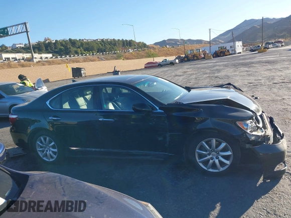 2009 Lexus LS 460 with VIN JTHBL46F095091434, listed as a IAAI auction lot 40890291 with 156,873 mi miles and . Bid and sale history available at DreamBid. Image 13.