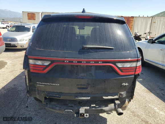 2017 Dodge Durango R/T with VIN 1C4SDJCT3HC857061, listed as a Copart auction lot 52046265 with 67,112 mi miles and Salvage Title. Bid and sale history available at carsss.com. Image 6.
