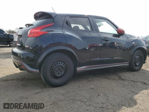 2014 Nissan Juke Nismo with VIN JN8AF5MR7ET362894, listed as a Copart auction lot 47575885 with 161,242 mi miles and Salvage Title. Bid and sale history available at DreamBid. Image 3.