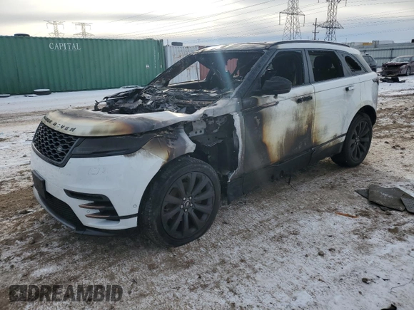 2018 Land Rover Range Rover Velar R-Dynamic SE z VIN SALYL2RN9JA755091, wystawiony jako Copart lot #42573895 z przebiegiem Nie podano mil oraz Szkoda całkowita • Salvage title. Historia ofert i sprzedaży dostępna na DreamBid. Obrazek 1.