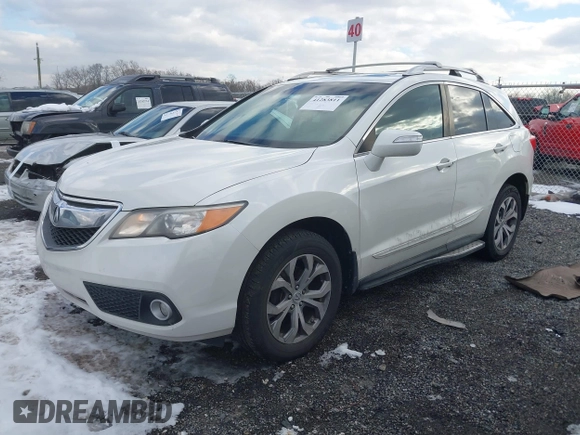 2015 Acura RDX Tech Pkg with VIN 5J8TB4H56FL000513, listed as a IAAI auction lot 41283811 with 167,324 mi miles. Bid and sale history available at carsss.com. Image 17.