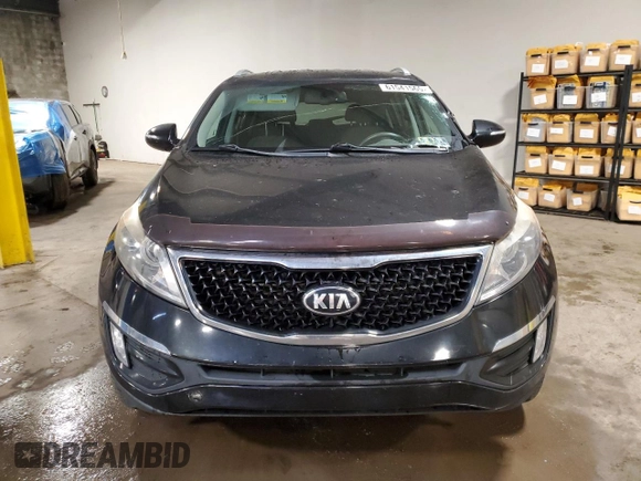 2015 Kia Sportage EX with VIN KNDPCCAC9F7727556, listed as a Copart auction lot 61541565 with Not provided miles and Salvage title. Bid and sale history available at DreamBid. Image 5.