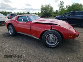1976 Chevrolet Corvette with VIN 1Z37L6S438793, listed as a Copart auction lot 64010045 with 31,305 mi miles and Salvage title. Bid and sale history available at DreamBid. Image 4.